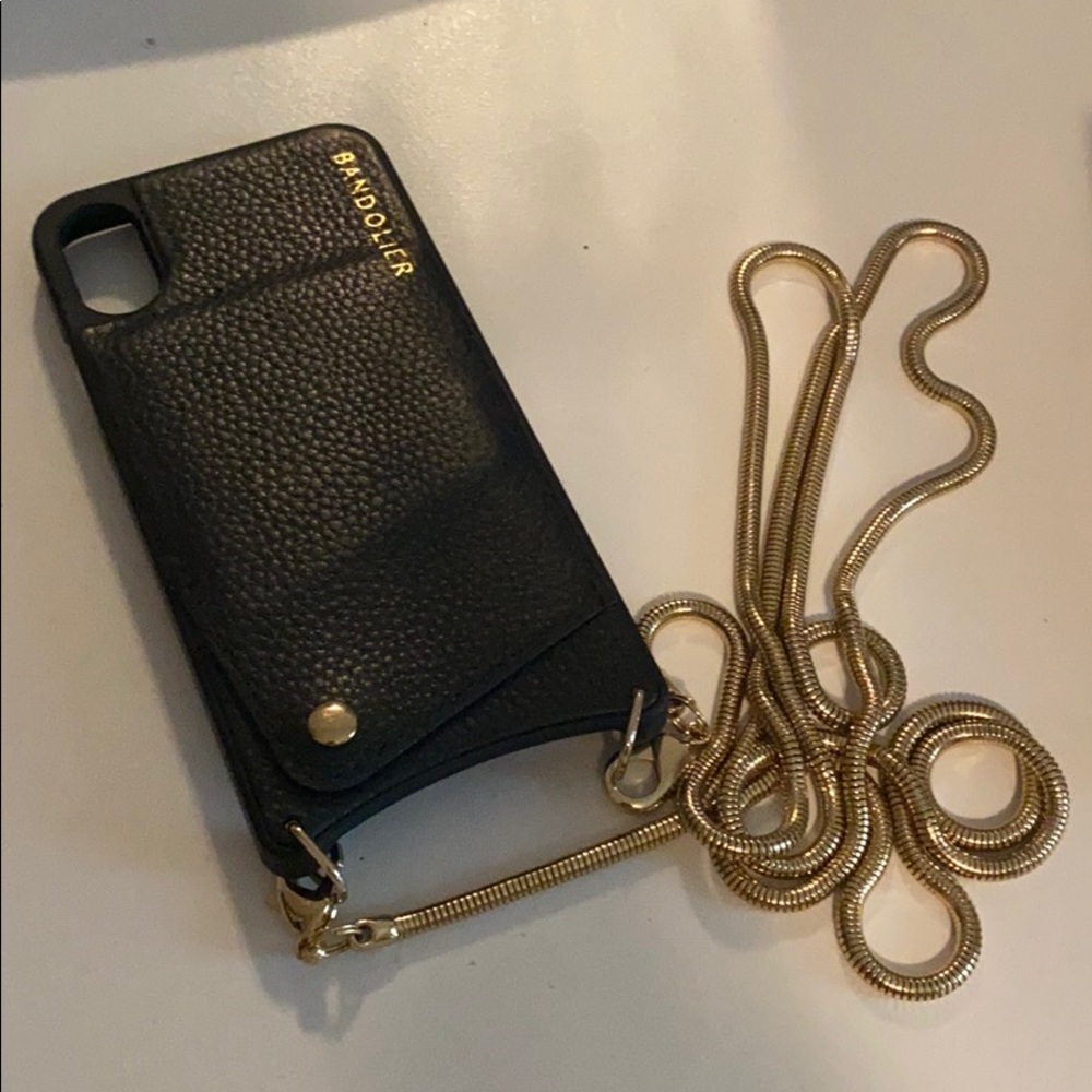 Bandolier iPhone X case with strap